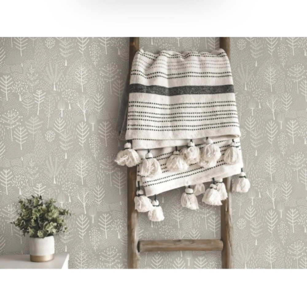 RoomMates Peel & Stick ‘Folklore Trees’ Wallpaper